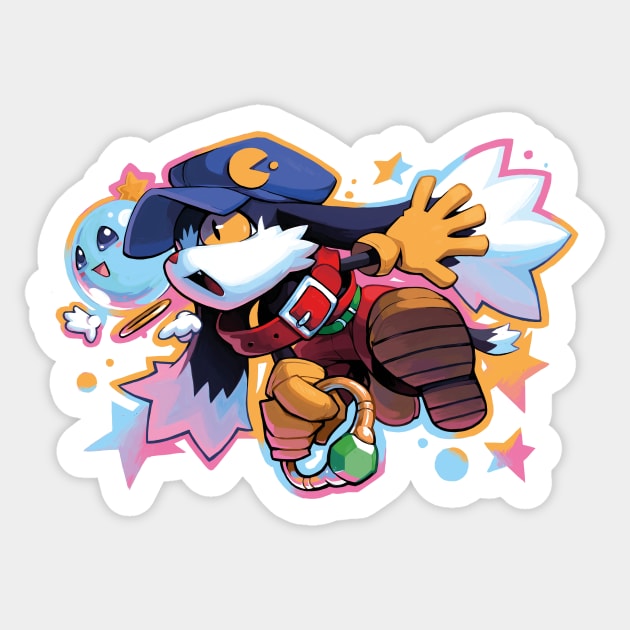 Klonoa Sticker by H0lyhandgrenade